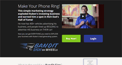 Desktop Screenshot of banditsignonwheels.com
